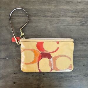 Vintage Coach Wristlet